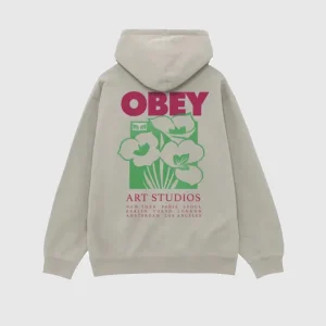 Obey Hoodie - Art Studio Flower - Moonstruck