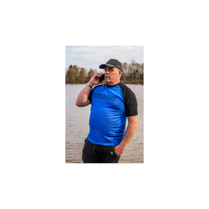 T-SHIRT LIGHTWEIGHT BLUE RAGLAN PRESTON INNOVATIONS new !!