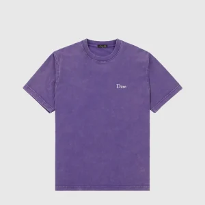 Dime Tee - Small Logo - Faded Iris