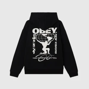 Obey Hoodie - Vision Extra Heavy - Black