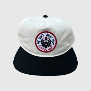 Love Sick Casquette - We Don't Want Your Fucking War - Black/White
