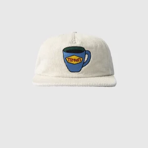 Tired Casquette - Tired's Washed Cord - White