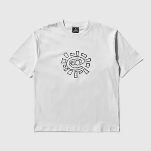 Always Tee - Sketchy Sun - White